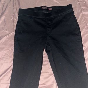 High waist black jeans